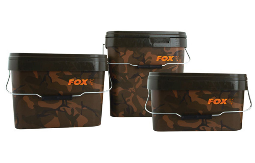 Camo Square bucket | 10 liter | emmer