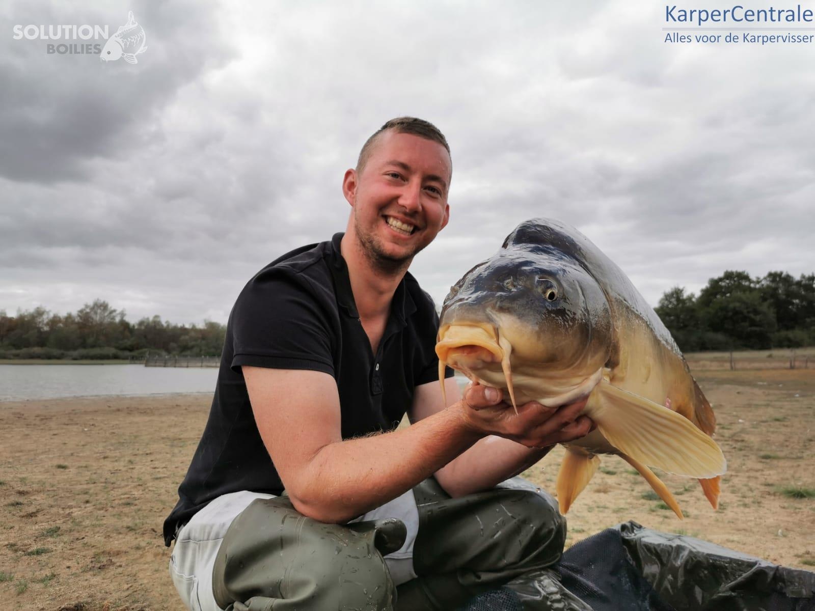 Nick Kramers met een mooie spiegel