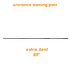 FOX Horizon X Distance Baiting pole | 8ft | 2-delig FOX Horizon X Distance Baiting pole | 8ft | 2-delig