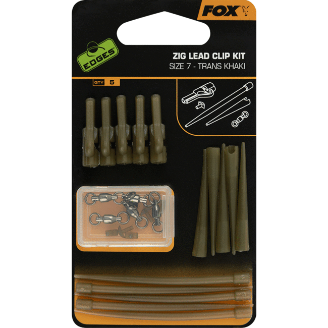 FOX Zig Lead Clip Kit (Compleet)