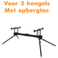 FOX Ranger MK2 Rod Pod (Incl. Case) | 3 Rods