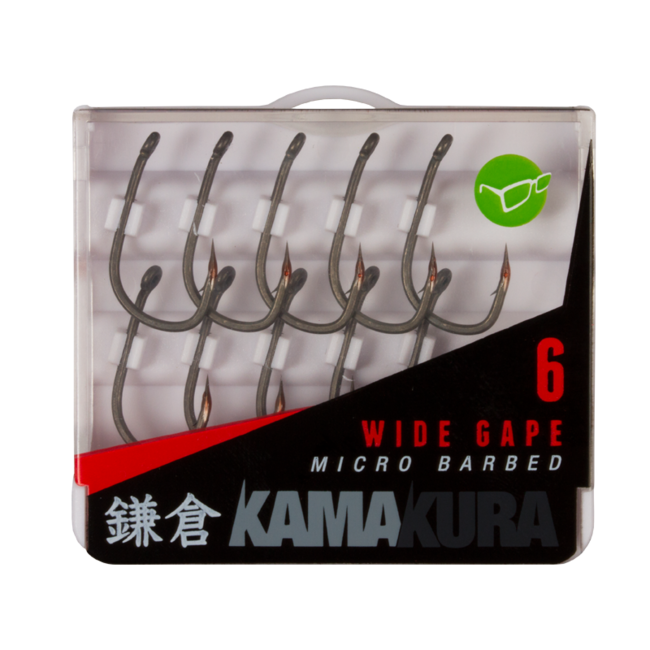 Korda Kamakura Wide Gape (10 stuks) | Karperhaak