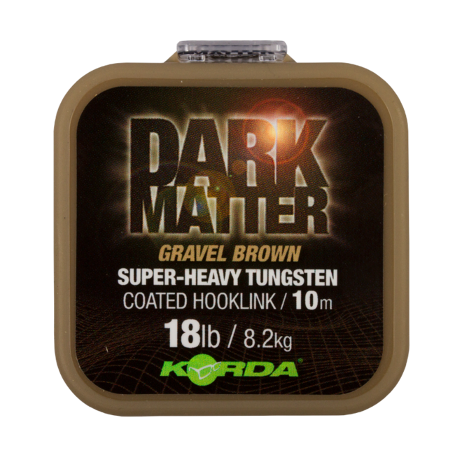 Korda Dark Matter Tungsten Coated Braid (Brown)