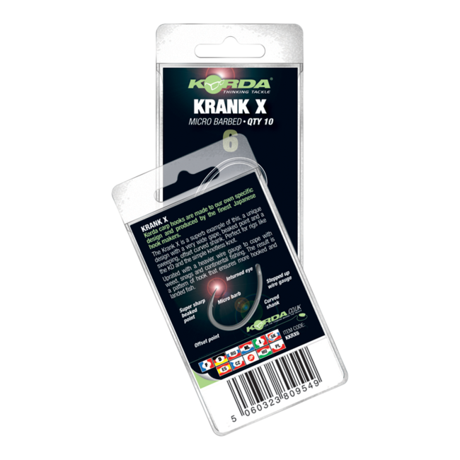 Korda Krank X (10 stuks) | Karperhaak