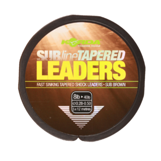 Korda Subline Tapered Leader (Brown)