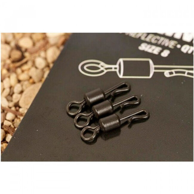Korda Quick Change Ring Swivel Size 8 (10 stuks)