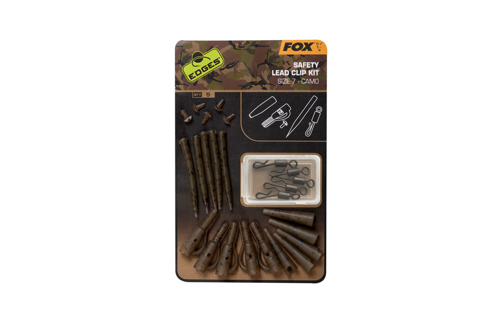 Edges Camo Safety Lead Clip Kit (Size 7)