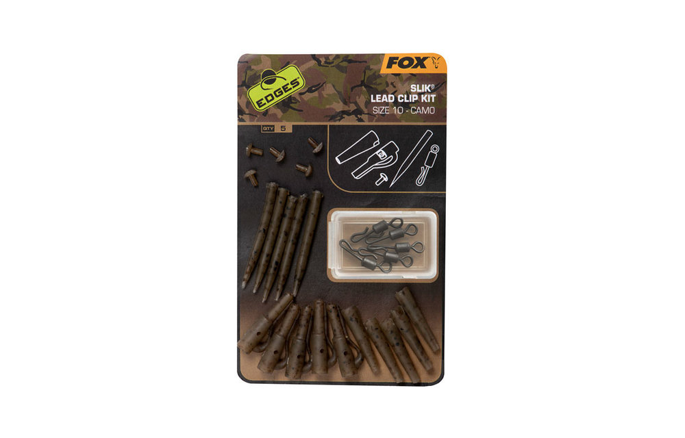 Edges Camo Slik Lead Clip Kit (Size 10)