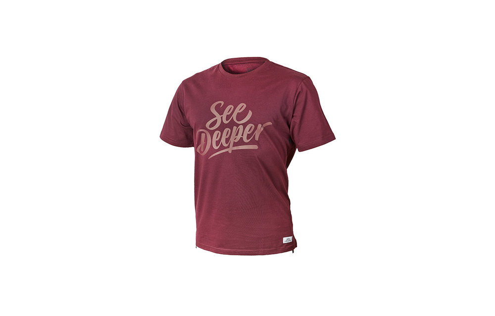 T-Shirt 'See Deeper' (Maroon) OP=OP