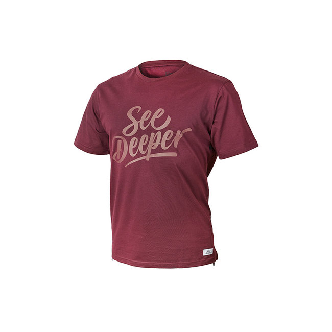 Fortis Eyewear T-Shirt 'See Deeper' (Maroon) OP=OP