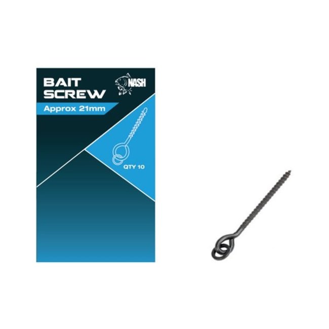 Nash Bait Screws (Metaal) | 2 maten