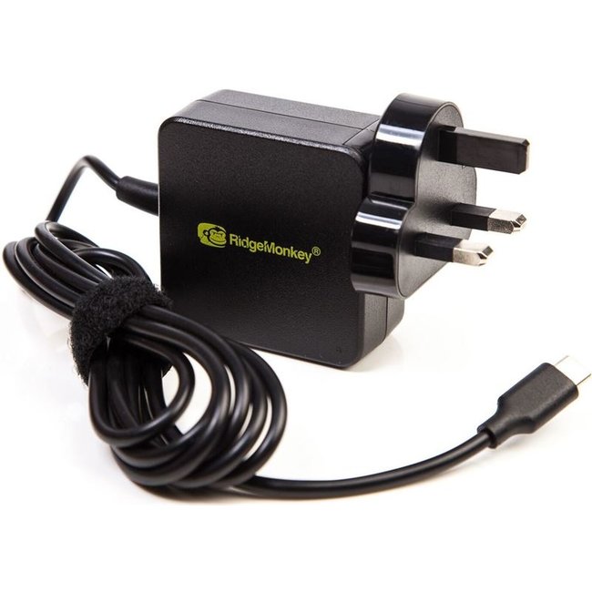 RidgeMonkey Vault 45W USB-C Mains Power Adaptor