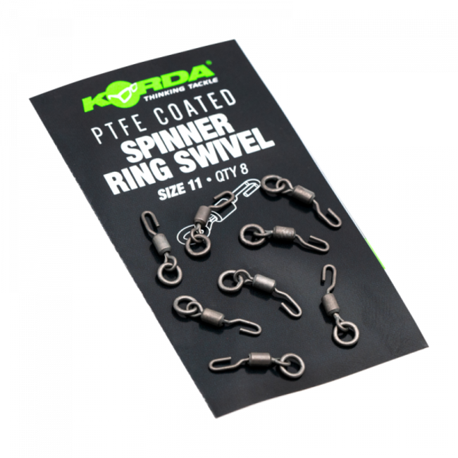 Korda PTFE Spinner Ring Swivels Size 11