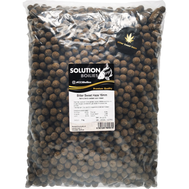CC Solution Boilies Premium Range - Bitter Sweet Haze Boilies - 5KG
