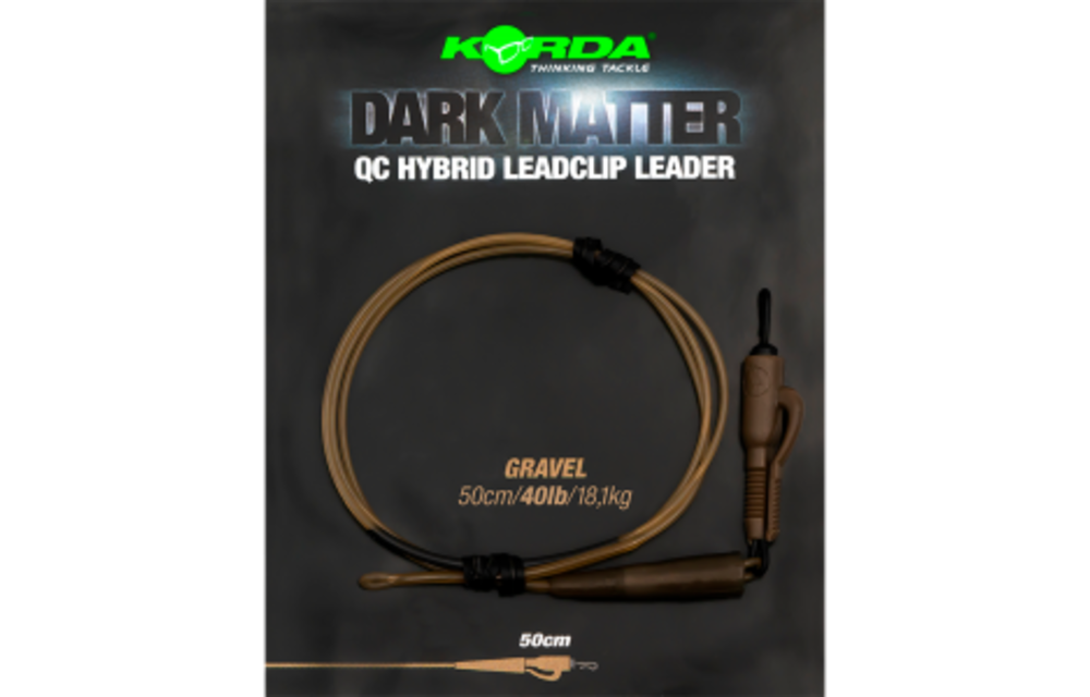 Dark Matter Leader QC Hybrid Lead Clip - 100cm - 40lb