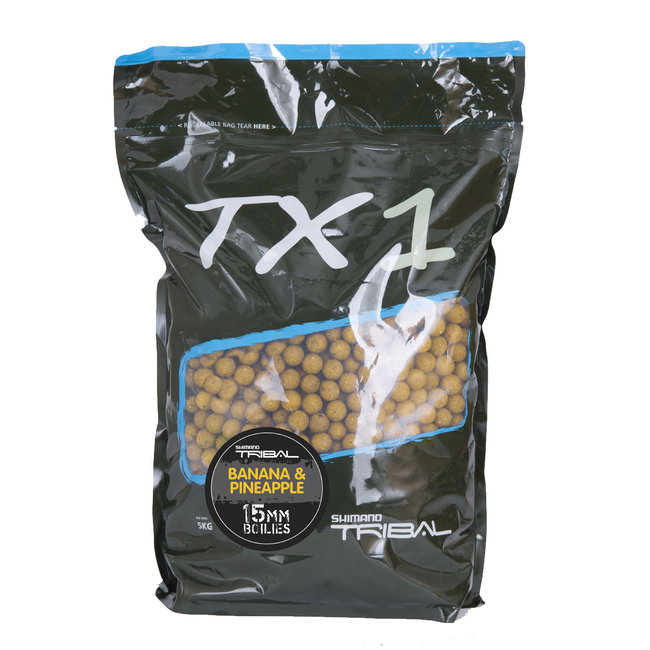 Shimano Banana & Pineapple Boilies - 5KG - Geel