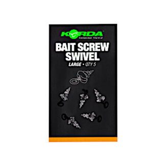 Korda Micro Ring Swivel Bait Screw Large (5pcs)