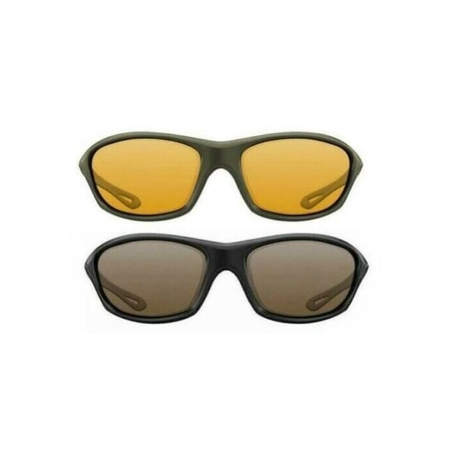 Korda Sunglasses Wraps Matt Black Frame/Brown Lens MK2