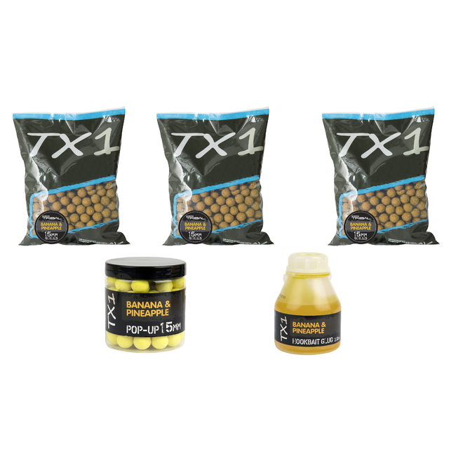 Shimano Banana & Pineapple Boilie Deal - Session Pack