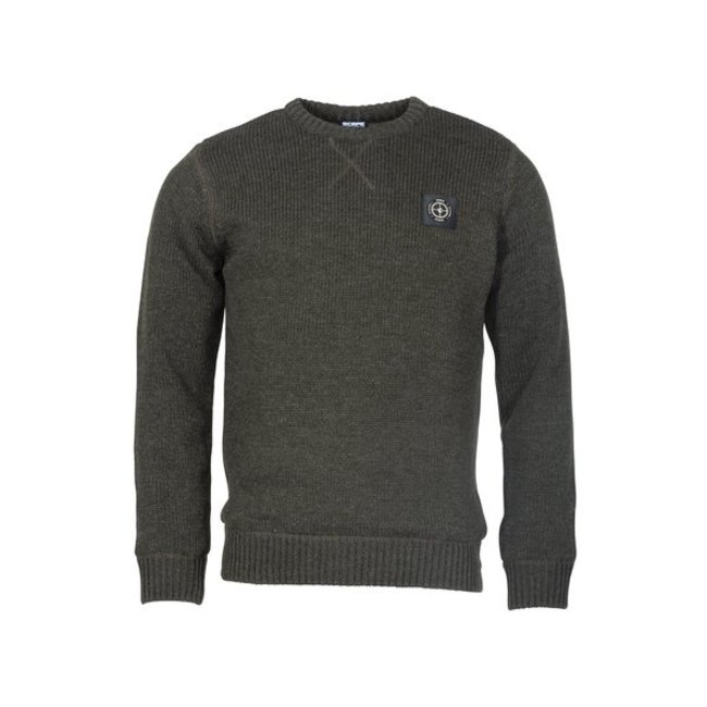 Nash Scope Knitted Crew Jumper - SIZE S / XX-L