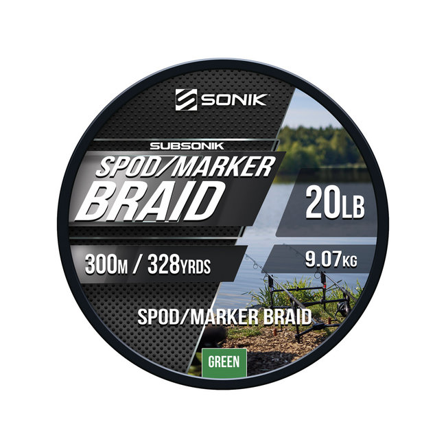 Sonik Spod/Marker Braid | 0.18mm | 300M| gevlochten spod&marker lijn