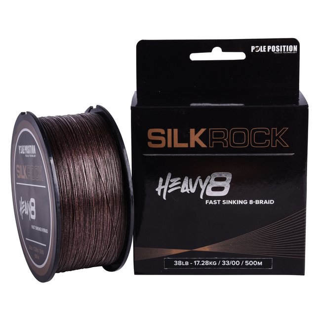 Pole Position Silkrock Heavy8 Fast Sinking Braid - 500M