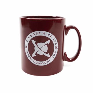 CC Moore Burgundy Mug