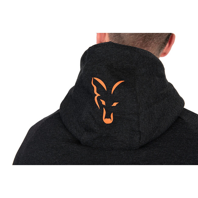 FOX Collection LW hoody - Black & Orange