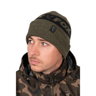 FOX Collection Beanie Hat Green & Black