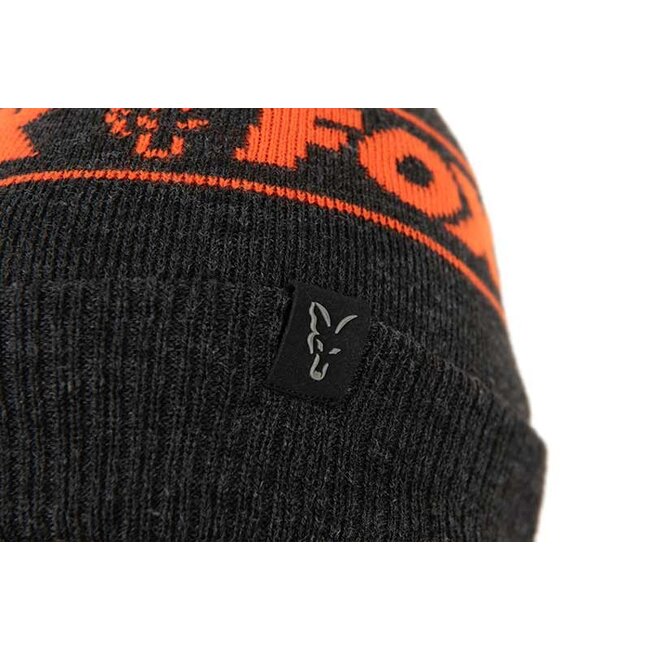 FOX Collection Bobble muts | Black & Orange