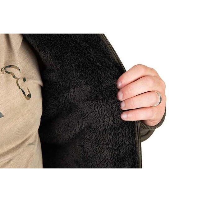 FOX Collection Sherpa Jacket Green & Black