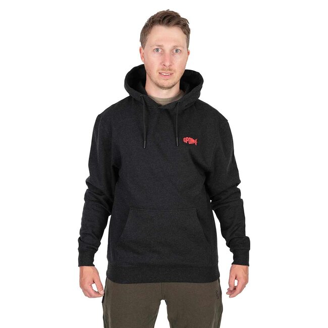 SPOMB Black Marl Hoodie Pullover