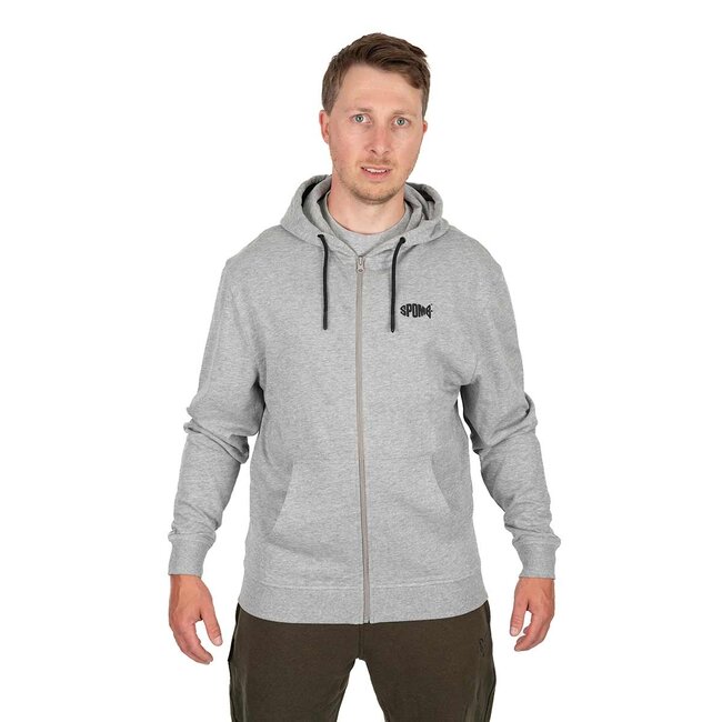 SPOMB Grey Zipped Hoody