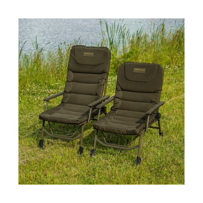 Avid Carp Benchmark Hi-Back Chair - Hoge rugleuning - LevelTech - Memory Foam