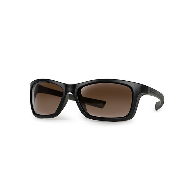 FOX Polaroid Sunglasses - Green/Black - Brown Lense