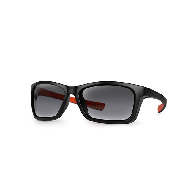 FOX Polaroid Sunglasses Black/Orange - grey lense