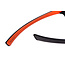FOX Polaroid Sunglasses Black/Orange - grey lense