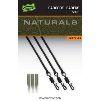 FOX Quick Change Leadcore Leaders 50LB - 3psc