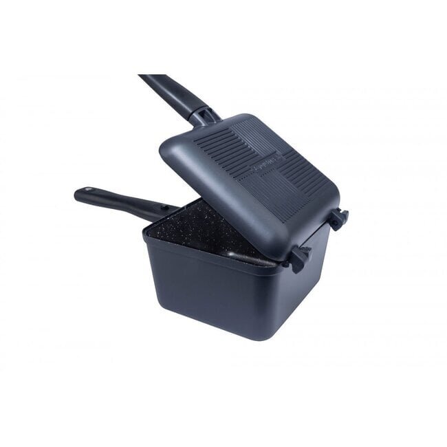 RidgeMonkey Connect Deep Pan & Griddle Set - Granite Edition