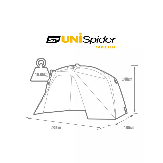 Solar SP Uni Spider Bundle - bivvy - 1 man