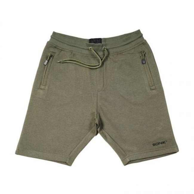 Sonik Green Fleece Shorts