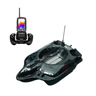 Boatman Fighter Pro - Zwart (Incl. GPS & Fishfinder) - voerboot