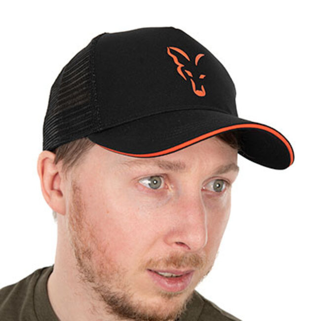 FOX Collection Trucker Cap Zwart & Oranje