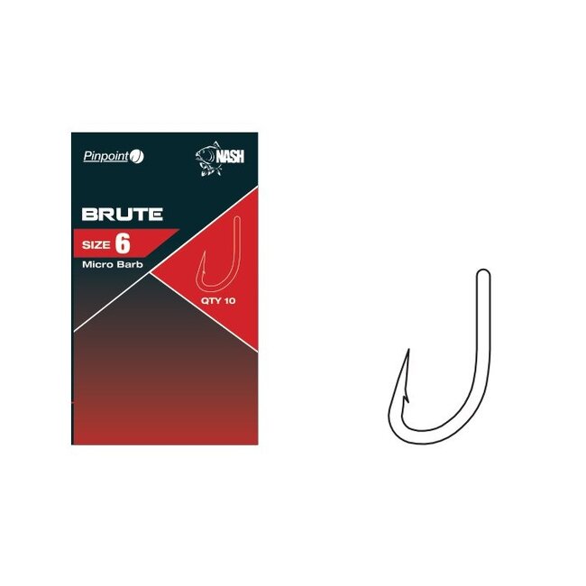 Nash Pinpoint Brute Hooks | Karperhaak