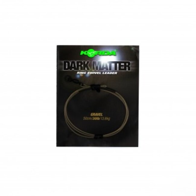 Korda Dark Matter 40lb Leader 50cm QC Swivel