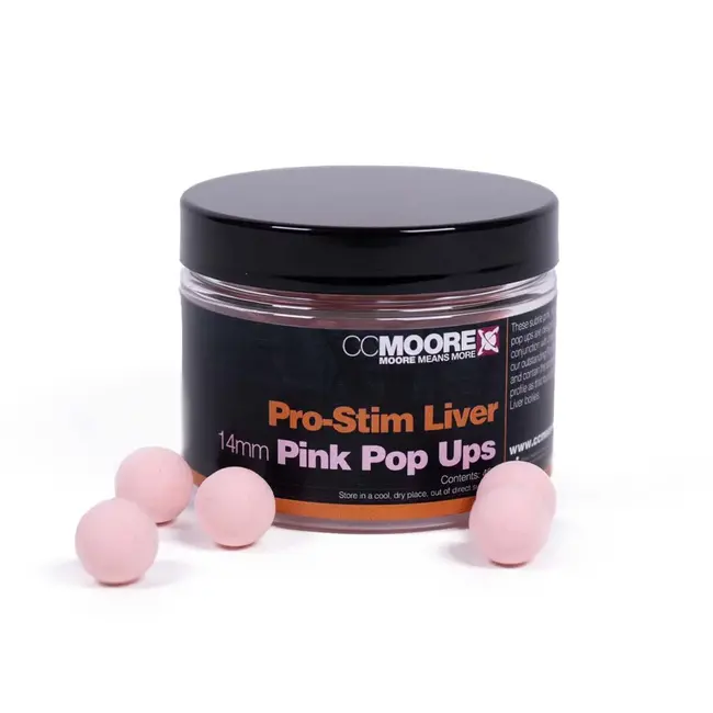 CC Moore Pro-Stim Liver Pink Pop-Ups - 14mm