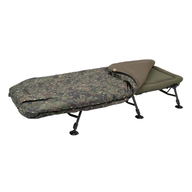 Trakker RLX 6 Camo Bed System - Stretcher + slaapzak