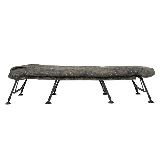 Trakker RLX 8 Wide Camo Bed System - Stretcher met slaapzak