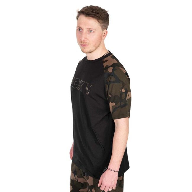 FOX Black/Camo Outline T-Shirt
