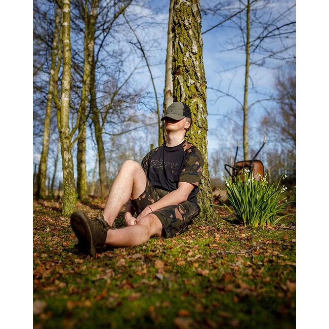 FOX Black/Camo Outline T-Shirt